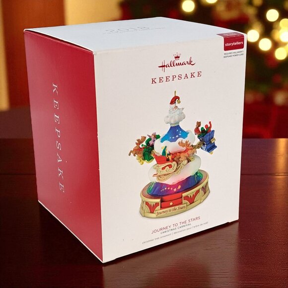 Hallmark Journey to the Stars 2018 Christmas Carnival animated ornament Xmas - Picture 1 of 10
